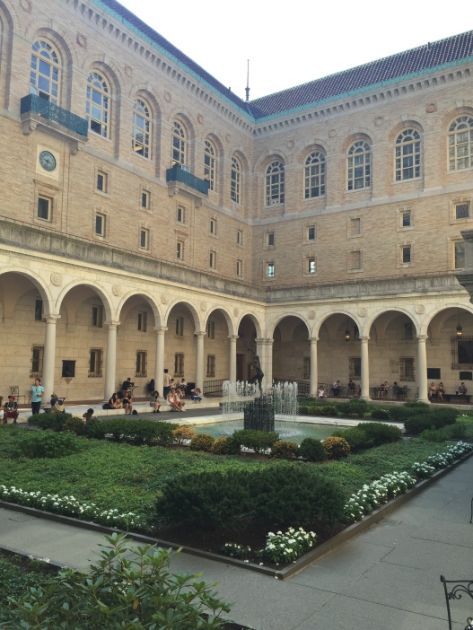This is the BEAUTIFUL courtyard at the center of the building